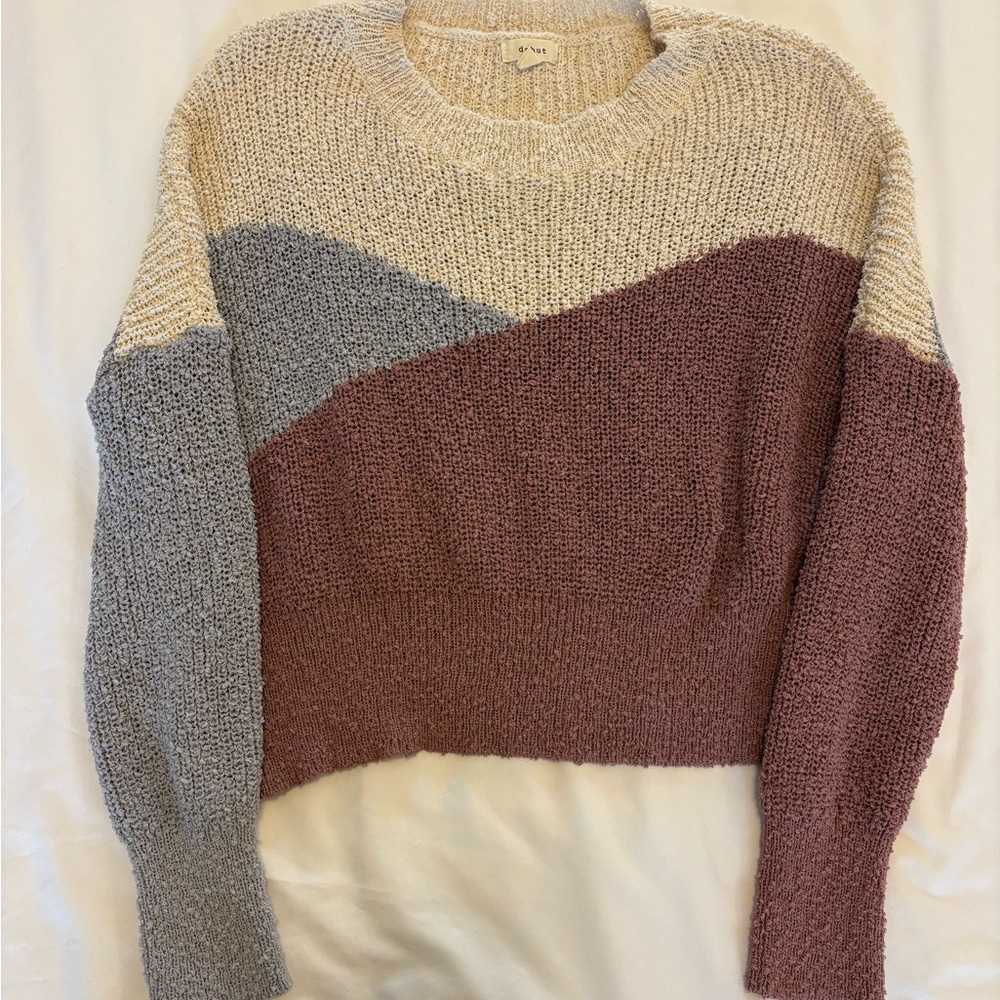 Colorblock Knit Sweater